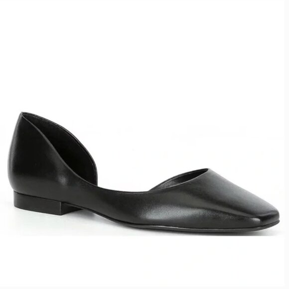 Antonio Melani Hart Leather Square Toe Flats - Picture 1 of 13